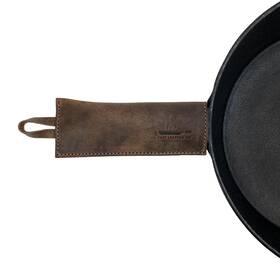 Cast Leather Co. 840186424654 Set Of 2 Rectangular Pan Handle Covers Sleeve For Metal Sk