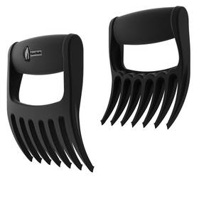 Cave Tools 850034433202 Talon-tipped Meat Claws For Shredding Pulled Pork Chicken Black