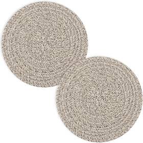 Cazzon 445013971931 Trivets For Hot Pots And Pans 8 Inches 2 Pcs Trivet Dishes Pads Fo