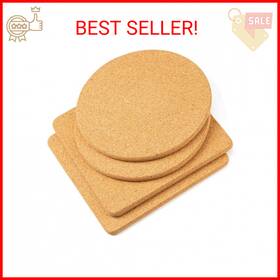 Grd1029 Cazzon Cork Trivets For Hot Dishes Pots And Pans Pot Holders Kitchen 8 Inches 4