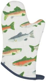 515143 Chef Quilted Cotton Oven Mitt Gone Fishinfoot 13 In X 7 From Now Designs New
