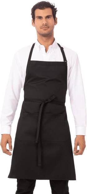Chef Works 786173131016 Unisex Butcher Apron Black
