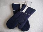 Chefs No Longer Available Extra Long Heavy Duty Denim Blue Oven Mitts W Snap Lps 844819021722