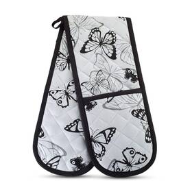 Chefs Tech 046655992277 Kitchen Bbq Modern Fun Butterfly Double Oven Mitts Summer