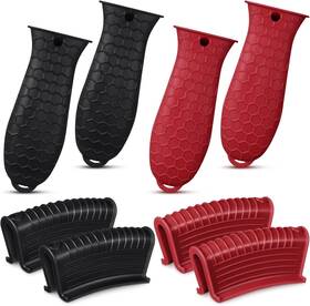 Chengu 445048012074 8 Pieces Silicone Hot Handle Holder Non Slip Pot Covers Sleeve Heat Resis