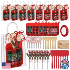 B0fjm7mcpg Chengu 58 Pcs Christmas Kitchen Gift Set Merry Pot Holders Xmas