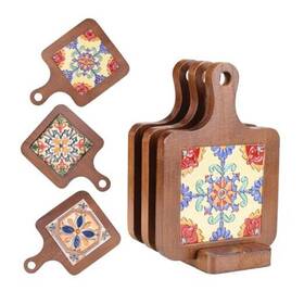 Trivet3 China Wooden Trivets For Hot Dishes Trivet Set Of 3 With Stand Pot Holders