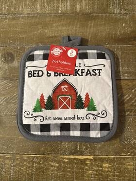 Christmas House 195464216842 Potholders