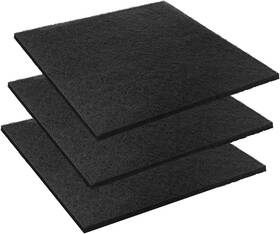 Cingfanlu-1 Cingfanlu 744110451429 3 Pcs 15 Inch Square No Splatter Oil Change Mat For Drains Black