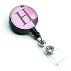 Cj1005-hbr  Carolines Treasures Letter Initial Monogram Pink Stripes Caroline 638508550590