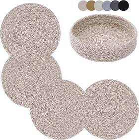 Coga 313109265271 Trivets For Hot Dishes Pots And Pans 7 Inchs Pads 4 P