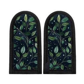 Coldinair-p36 Coldinair Green Leaf Hot Handle Covers Set Of 2 Pot Sleeve Heat Resistant Cast Iron Ski