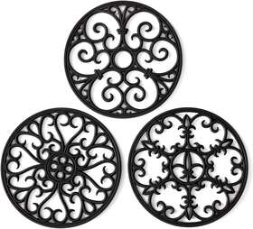 Cls-0017 Colinda Hot Pot Holder Pads For Table And Countertop Teapot Kitchen Trivets Non Slip New