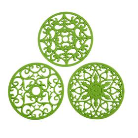 Cls-0022 Colinda Cls-0022/dg Silicone Trivet For Hot Dishes Pot And Pads - Protect Countertop From Ho