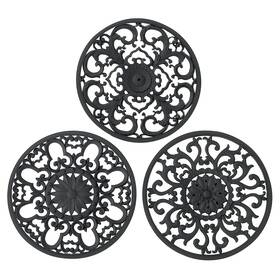 Cls-0025 Colinda Cls-0025/bk Extra Thick Silicone Trivet Mat For Hot Dishes Pots And Pans Pot Holder