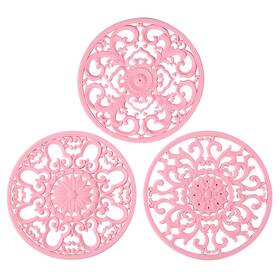Cls-0025 Colinda Cls-0025/pk Extra Thick Silicone Trivet Mat For Hot Dishes Pots And Pans Pot Holder
