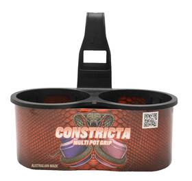 Constricta 369900034180 Multi Pot Grip Black Caddy 1 Pint To Quart Capacity 2 Containers