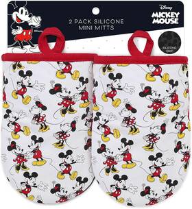 Amz-ds-mm100-mica Consumer Products Inc. Disney Oven Mitts - 5.5 Inch X 7.5 Heat-resistant Mini With Non-slip Pri