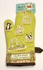 Ww131 Cotton Blue Q Oven Mitt Learn Your Baby Animals Farm Duck Pig Cow Sheep