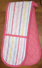 Cotton Concepts Long Double Oven Mitt 100 Pastel Stripes 7 X 33 626711593268