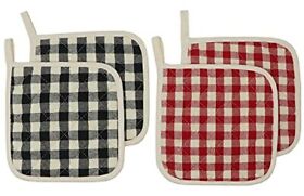 Cotton Pot Holders Heat Resistant Hot Pads For Kitchen Multipurpose Quilted