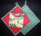 Ph114a Cows Scene Pot Set Holders Barn 2 Farm