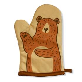 020bearpuppetma Crazy Dog Tshirts Bear Oven Mitt Funny Puppet Hand Cute Kitchen Graphic Glove