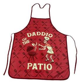 020daddiopatioma Crazy Dog Tshirts Daddio Of The Patio Funny Backyard Bar-b-que Grilling Kitchen Smock Apron