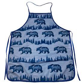 020papabearma Crazy Dog Tshirts Papa Bear Funny Fathers Day Cooking Forest Graphic Novelty Kitchen Accessories