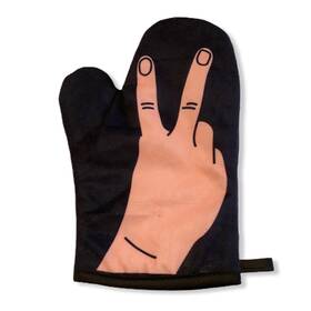 020peacesignma Crazy Dog Tshirts Peace Sign Oven Mitt Funny Unity Cooking Graphic Kitchen Accessories