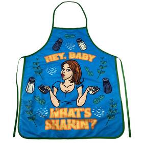 020whatsshakinma Crazy Dog Tshirts Hey Baby Whats Shakin Apron Funny Salt And Pepper Babe Graphic Novelty Kitchen
