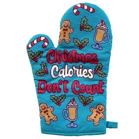 021christmascaloriesma Crazy Dog Tshirts Christmas Calories Donftt Count Oven Mitt Funny Holiday Baking Gingerbread