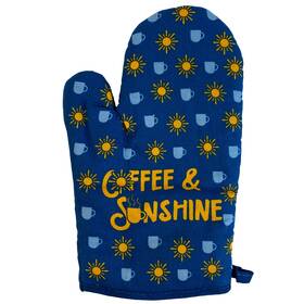 021coffeesunshinema Crazy Dog Tshirts Coffee And Sunshine Oven Mitt Cute Morning Breakfast Baking Graphic Novelty