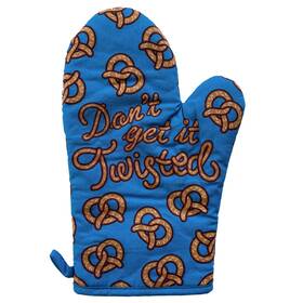 021dontgettwistedma Crazy Dog Tshirts Donftt Get It Twisted Oven Mitt Funny Salted Pretzel Novelty Kitchen Glove