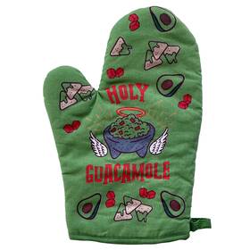 021holyguacamolema Crazy Dog Tshirts Holy Guacamole Oven Mitt Funny Avocado Tortilla Chips Guac Kitchen Glove