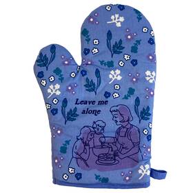 021leavemealonema Crazy Dog Tshirts Leave Me Alone Oven Mitt Funny Family Baking Cookies Cake Graphic Novelty