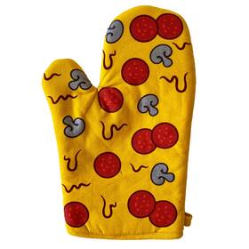 021pizzafullprintma Crazy Dog Tshirts Pizza Oven Mitt Funny Lover Cheese Pepperoni Novelty Kitchen Glove