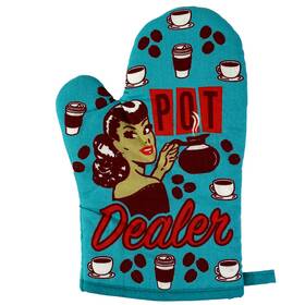 021potdealerma Crazy Dog Tshirts Pot Dealer Oven Mitt Funny Coffee Lover Sarcastic 420 Marijuana Novelty Kitchen