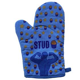 021studmuffinma Crazy Dog Tshirts Stud Muffin Oven Mitt Funny Fitness Workout Cooking Baking Hottie Kitchen Glove