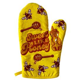 021sweetlikehoneyma Crazy Dog Tshirts Sweet Like Honey Oven Mitt Funny Bee Bear Novelty Kitchen Glove
