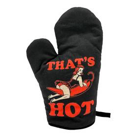 023thatshotma Crazy Dog Tshirts Thats Hot Oven Mitt Funny Adult Pinup Spicy Red Pepper Novelty Kitchenware