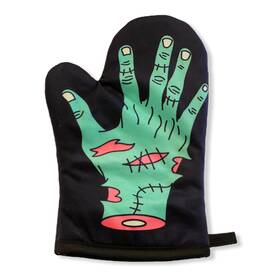 Crazy Dog Tshirts 192704608276 Zombie Hand Oven Mitt Funny Halloween Undead Graphic Novelty Kitchen Accessories
