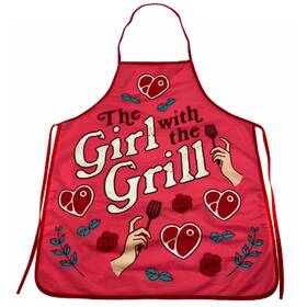 020girlwithgrillma Crazy Dog Tshirts 192704608351 The Girl With Grill Apron Funny Backyard Bbq Grilling Kitchen Smock