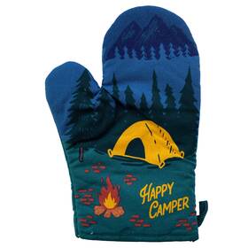 021happycamperma Crazy Dog Tshirts 192704721463 Happy Camper Oven Mitt Hiking Campfire Forest Nature Bonfire Kitchen Glove
