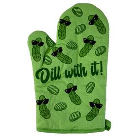 021dillwithitma Crazy Dog Tshirts 192704725003 Dill With It Oven Mitt Funny Cool Pickle Coking Kitchen Glove