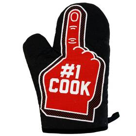 021numberonecookma Crazy Dog Tshirts 192704725188 Number One Cook Oven Mitt Funny Sports Fan Foam Finger Sarcastic Kitchen Glove