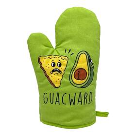 Crazy Dog Tshirts 197287087852 Guacward Oven Mitt Funny Awkward Avocado Butt Silly Chips And Guac Kitchen Pot