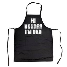Crazy Dog Tshirts 197287595098 Hi Hungry Im Dad Apron Funny Sarcastic Fathers Day Novelty Cooking Smock