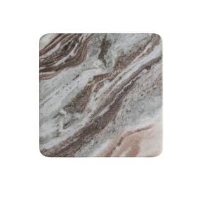 Creative Co-op 191009591597 8 Inches Square Marble Heat-resistant Trivet For Kitchen Multicolored