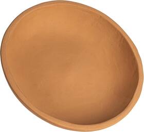 Df0794 Creative Co-op Large Orange Terracotta Bowl 2 Inch Natural